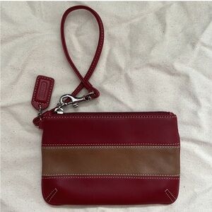 Coach vintage Leather Wristlet wallet